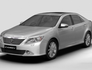 Toyota Camry Large Self Drive Rental Car in Cairns Australia in grey